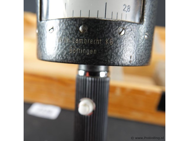 Stromingssonde lambrecht in originele houten kist - afbeelding 3 van  5