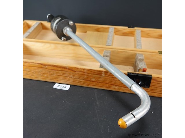 Stromingssonde lambrecht in originele houten kist - afbeelding 4 van  5