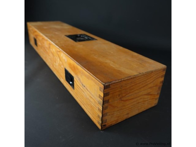 Stromingssonde lambrecht in originele houten kist - afbeelding 5 van  5