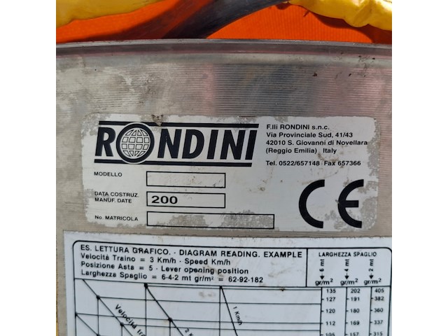 Strooimachine, rondini, toy p1000 - afbeelding 13 van  13