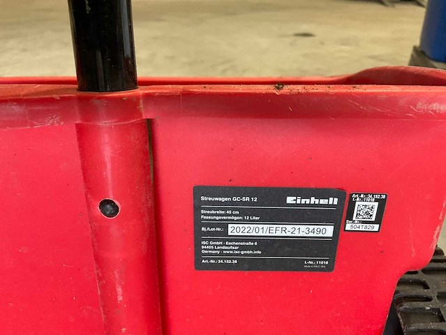 Strooiwagen einhell gc-sr-12 - afbeelding 5 van  5