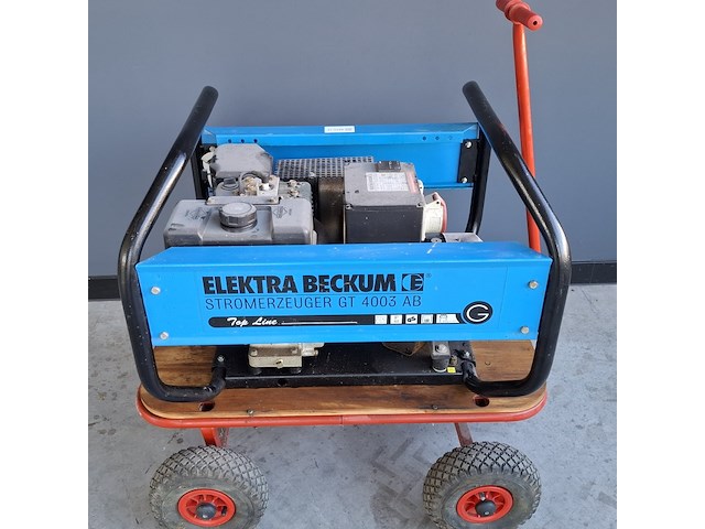 Stroom en krachtstroom generator, elektra beckum, gt 4003 ab, blauw, 2000 - afbeelding 2 van  13
