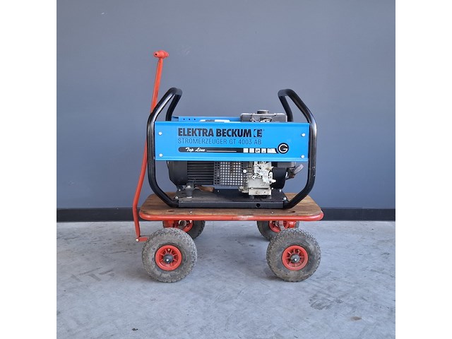 Stroom en krachtstroom generator, elektra beckum, gt 4003 ab, blauw, 2000 - afbeelding 1 van  13