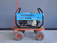 Stroom en krachtstroom generator, elektra beckum, gt 4003 ab, blauw, 2000