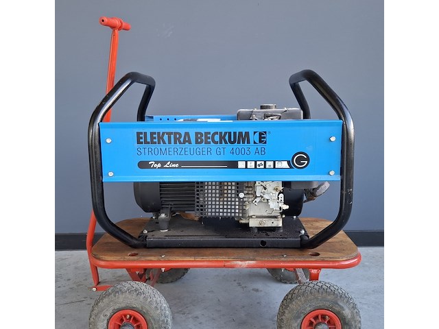 Stroom en krachtstroom generator, elektra beckum, gt 4003 ab, blauw, 2000 - afbeelding 7 van  13
