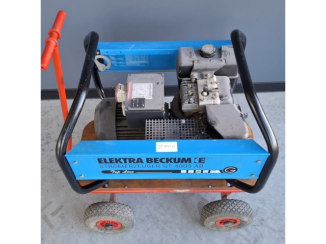 Stroom en krachtstroom generator, elektra beckum, gt 4003 ab, blauw, 2000 - afbeelding 8 van  13