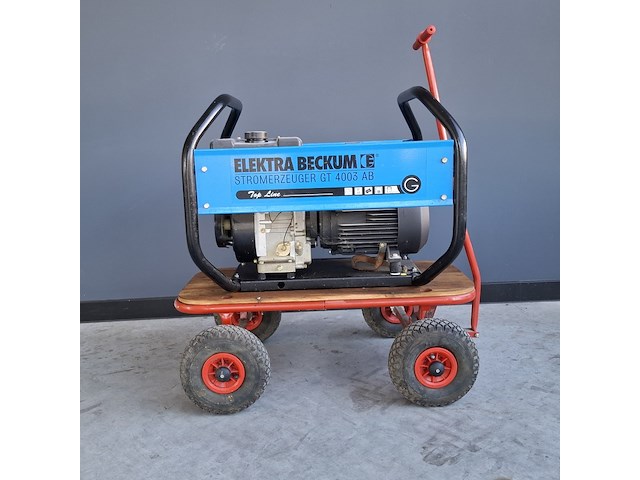 Stroom en krachtstroom generator, elektra beckum, gt 4003 ab, blauw, 2000 - afbeelding 13 van  13