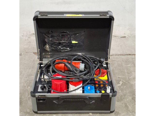 Stroom test uitrusting in koffer, o.a. gossen metrawatt, o.a. metratester 5+ 3p - afbeelding 1 van  10
