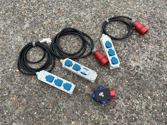 Stroom verdeelblok (4x) - afbeelding 1 van  5