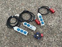 Stroom verdeelblok (4x) - afbeelding 1 van  5