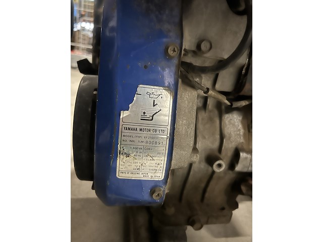 Stroomaggregaat yamaha, ef2100 - afbeelding 8 van  8