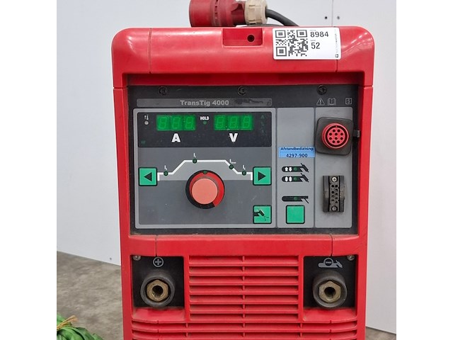 Stroombron t.b.v. tiglassen fronius, transtig 4000 - afbeelding 8 van  12