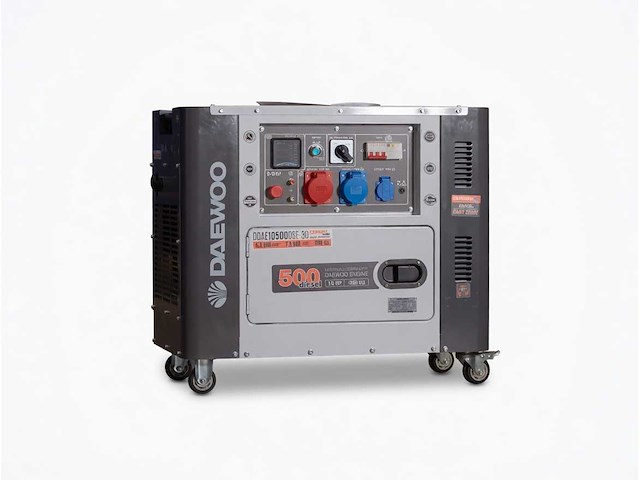 Stroomgenerator - 8,1 kva - daewoo ddae10500dse-3g - afbeelding 8 van  15