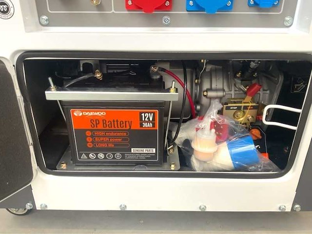 Stroomgenerator - 8,1 kva - daewoo ddae10500dse-3g - afbeelding 12 van  15