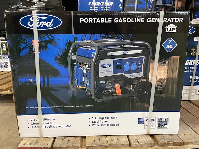 Stroomgenerator - benzine - ford fg5050 - afbeelding 3 van  6