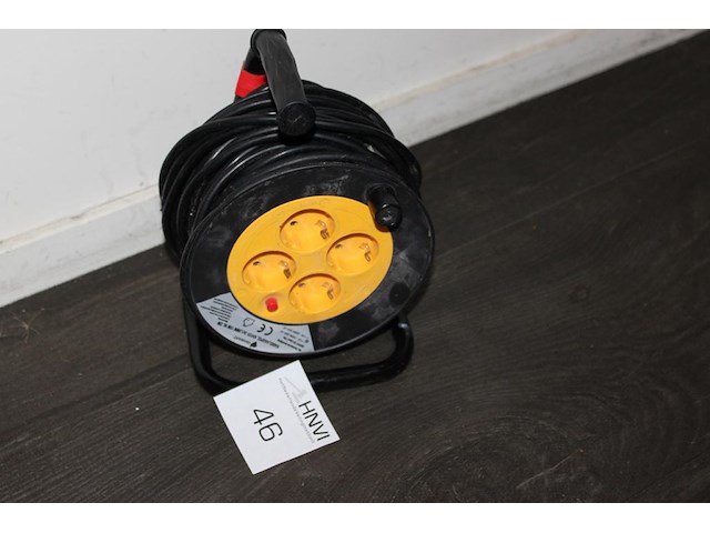 Stroomhaspel 15 meter. - afbeelding 1 van  2