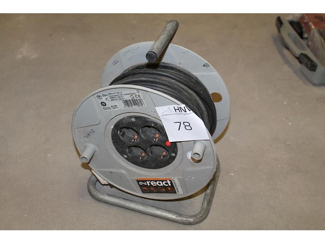 Stroomhaspel 2react 25 m 3g1.5. - afbeelding 1 van  2