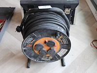 Stroomhaspel 40 meter, 3 x 2,5. - afbeelding 1 van  2