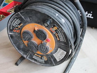 Stroomhaspel 40 meter, 3 x 2,5. - afbeelding 2 van  2