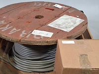 Stroomkabel op houten haspel, draka - afbeelding 4 van  8