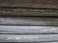 Stroomkabel op houten haspel, draka - afbeelding 8 van  8