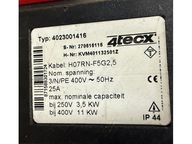 Stroomkast 4teck, 4023001416 - afbeelding 5 van  5