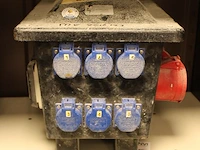 Stroomverdeelkast korbach, 6x 240v en 3x kracht. - afbeelding 2 van  3