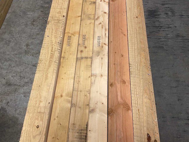 Structure wood planken diverse 6-delig - afbeelding 3 van  5