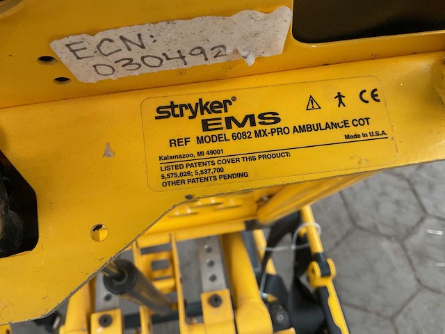 Stryker 6082 mx-pro medical litter and stretch - afbeelding 7 van  9