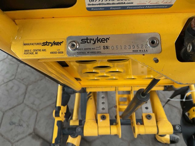Stryker 6082 mx-pro medical litter and stretch - afbeelding 8 van  9