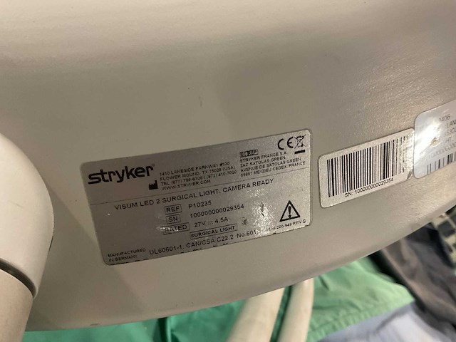 Stryker visum led surgical light - afbeelding 5 van  5