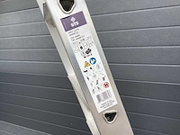Sts vouwladder 2x9 treden ladder en trap - afbeelding 4 van  5