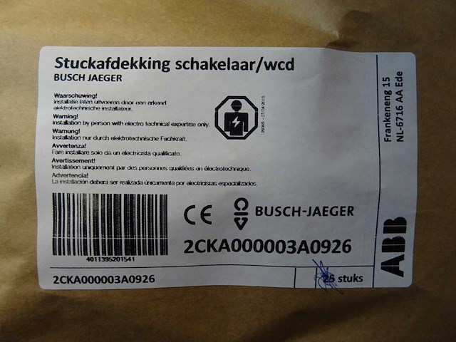 Stuckafdekking schakelaar (165x) - afbeelding 1 van  1
