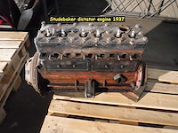 Studebaker dictator 6-cylinder engine & manual gearbox | original american classic drivetrain - afbeelding 40 van  47
