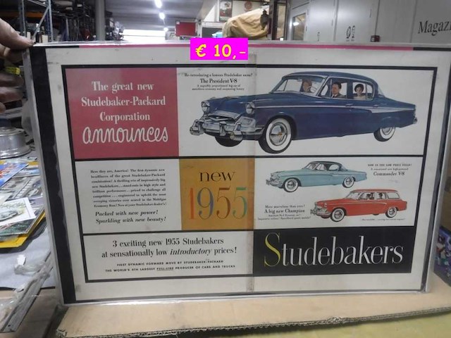 Studebaker dictator 6-cylinder engine & manual gearbox | original american classic drivetrain - afbeelding 34 van  47