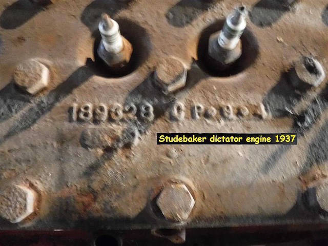 Studebaker dictator 6-cylinder engine & manual gearbox | original american classic drivetrain - afbeelding 42 van  47