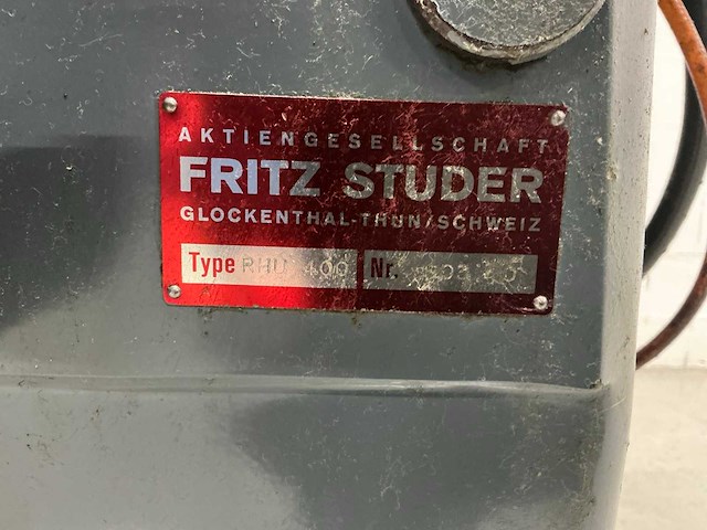 Studer rhu400 rondslijpmachine - afbeelding 4 van  9