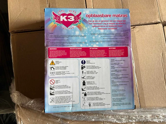 Studio 100 k3 opblaasbaar matras (36x) - afbeelding 2 van  2