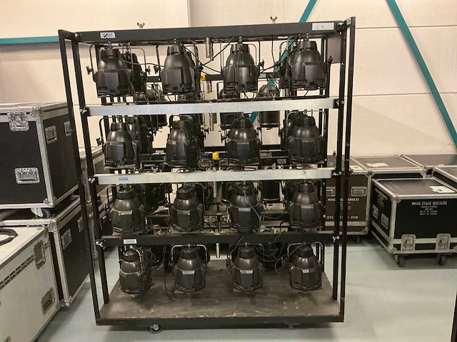 Studio beam multipar 4-bar spotlight (8x) - afbeelding 1 van  5