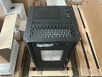 Stufa kali nero goffrato 9.5kw v2 pelletkachel - afbeelding 4 van  9