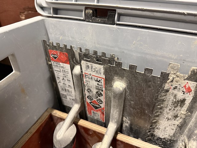 Stukadoorsgereedschap in koffer w.o. rubi - afbeelding 4 van  6