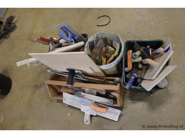 Stukadoorsgereedschap - afbeelding 1 van  6