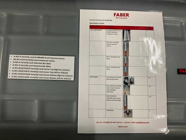 Stumpfl varioclip lock 64 dual projection projectiescherm 900x600 - afbeelding 10 van  10