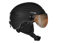 Stx helmet visor junior black skihelm black maat xs