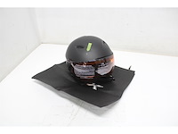 Stx helmet visor junior black skihelm zwart maat xs - afbeelding 2 van  3