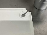 Style point - rechthoekige melamine party plate (27x15 cm) (100x) - afbeelding 2 van  5