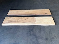 Suar boomstam plank (2x) - afbeelding 1 van  2