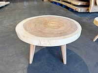 Suar boomstam salon / bijzettafel