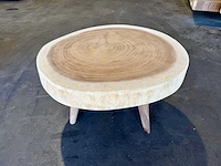 Suar boomstam salon / bijzettafel