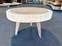 Suar boomstam salon / bijzettafel - afbeelding 2 van  2